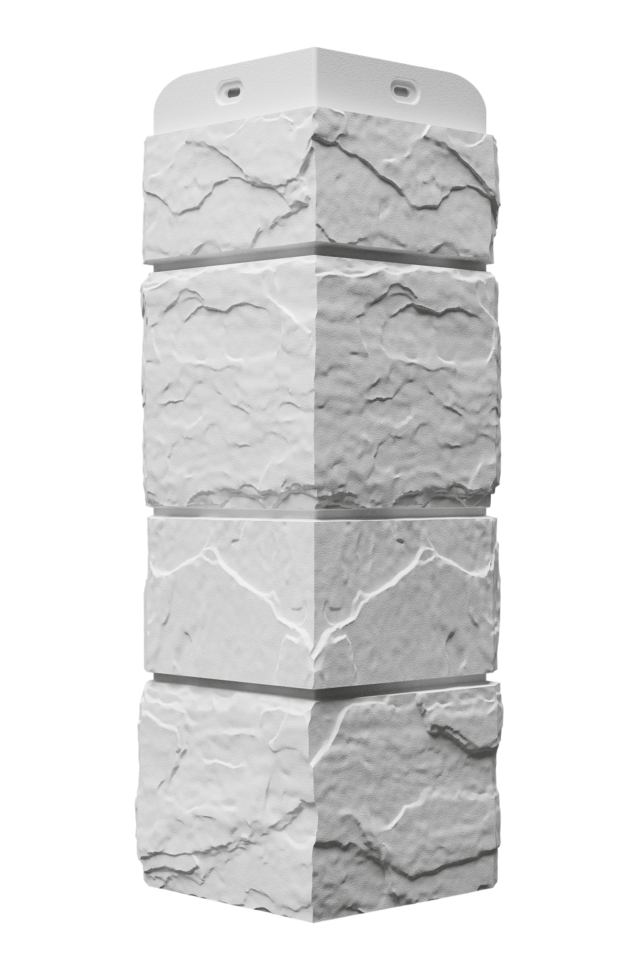 Угол наружный из ПВХ для фасадных панелей Docke сланец, (Каменная кладка), Лех