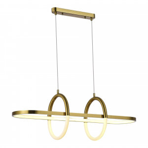 Светильник Подвесной ST-Luce SL1579.313.01 Золотистый/Белый LED 1*48W 3000K / СТ Люче.