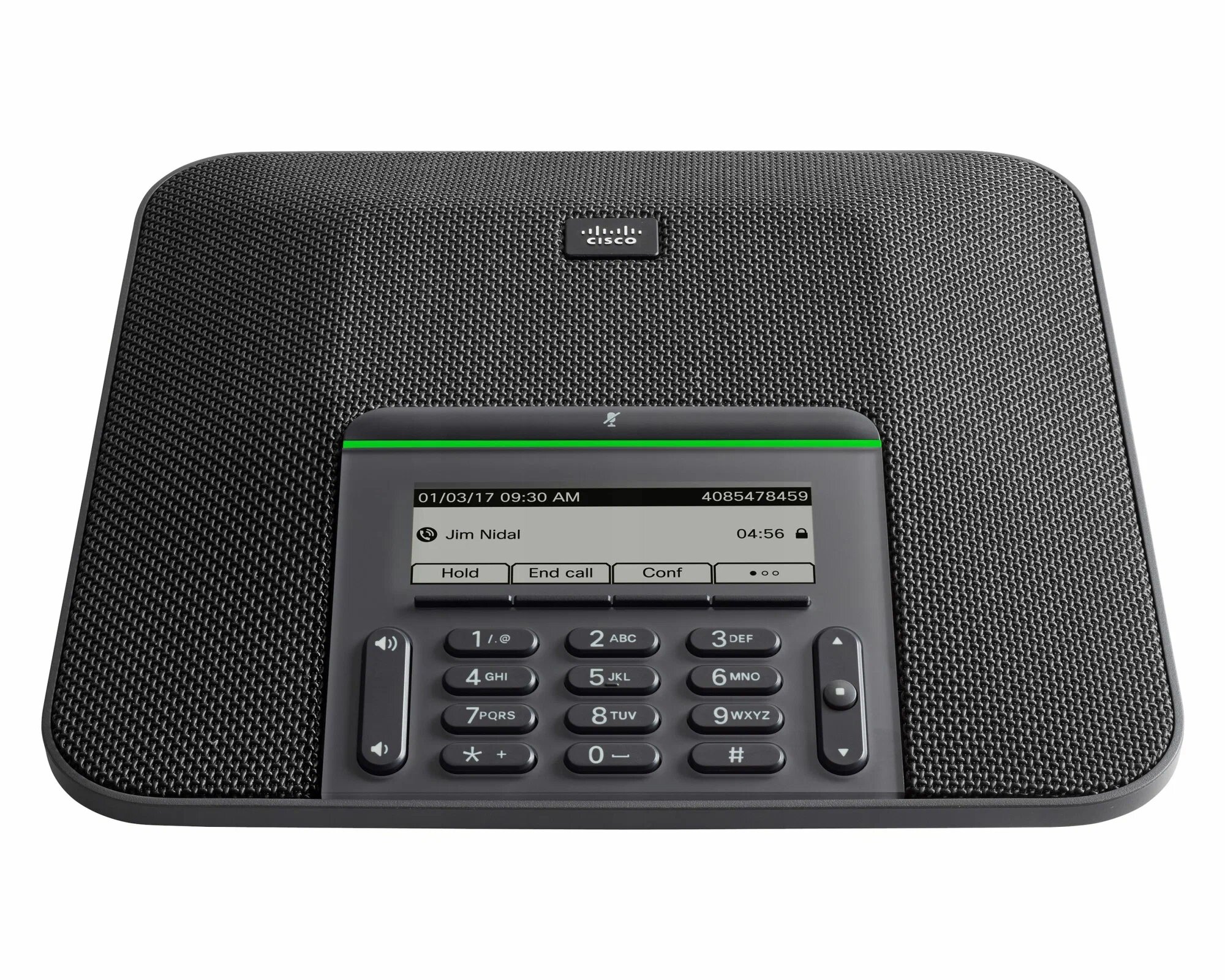 Телефон Cisco IP Conference Phone 7832, конференц-станция, 226 x 226 x 54.4 мм, черный