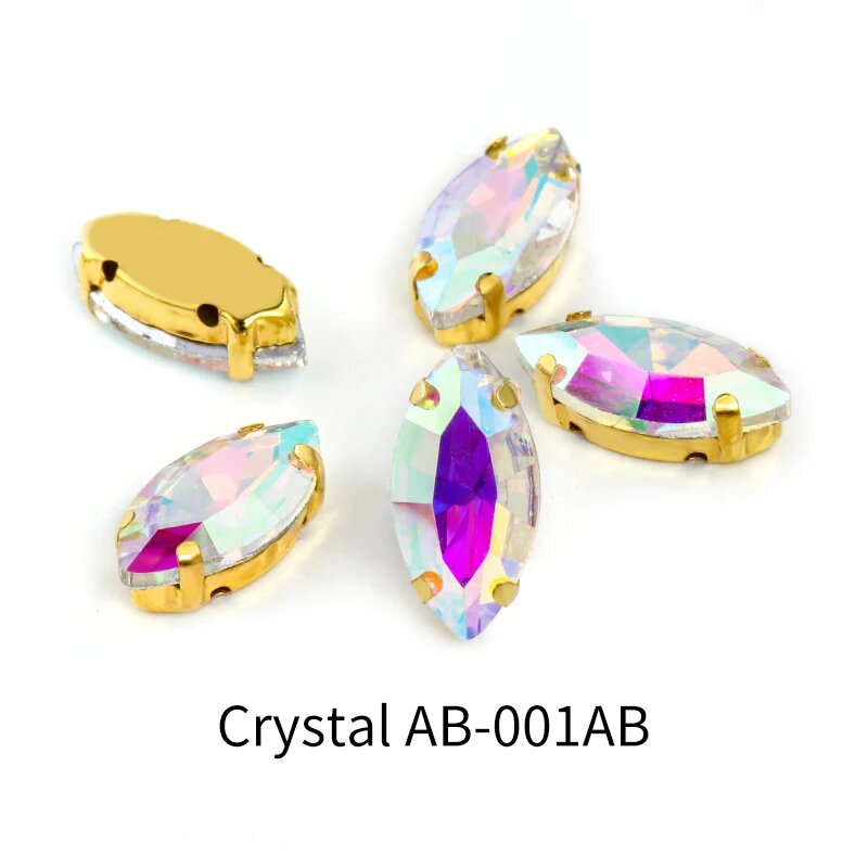 Стразы митнтер 001AB 9x18mm 30pcs