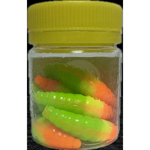 Приманка Cool Place Maggot 4см, цвет FT, с ароматом сыра, 10 штук