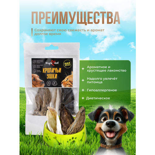 КусьКа Уши кролика Игрушка для кошекИгрушка для собак 189₽