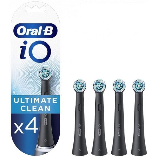 Насадка для электрической зубной щетки Oral-b iO Ultimate Clean Black, 4 шт.
