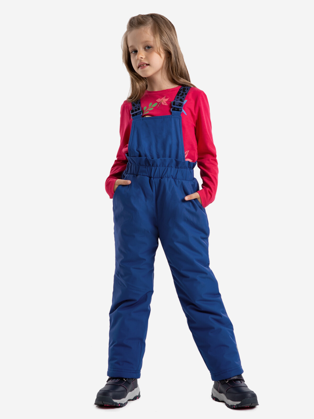 Брюки утеплённые Kapika размер 122  синий