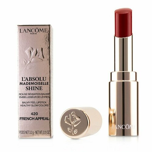 фото Сияющая губная помада ланком l’absolu mademoiselle shine 420 french appeal lancome