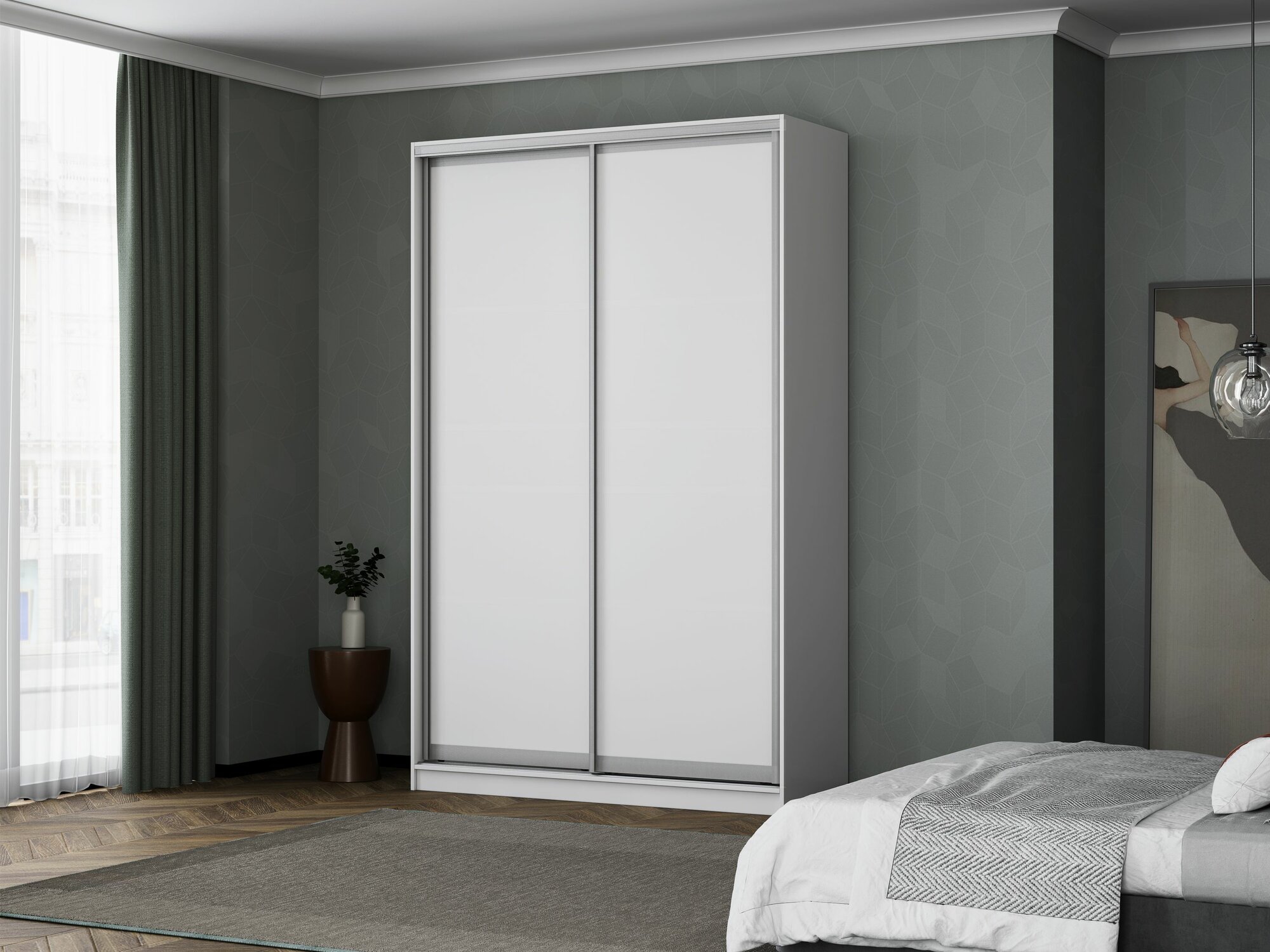 Шкаф-купе 2-х дверный Лагуна-20