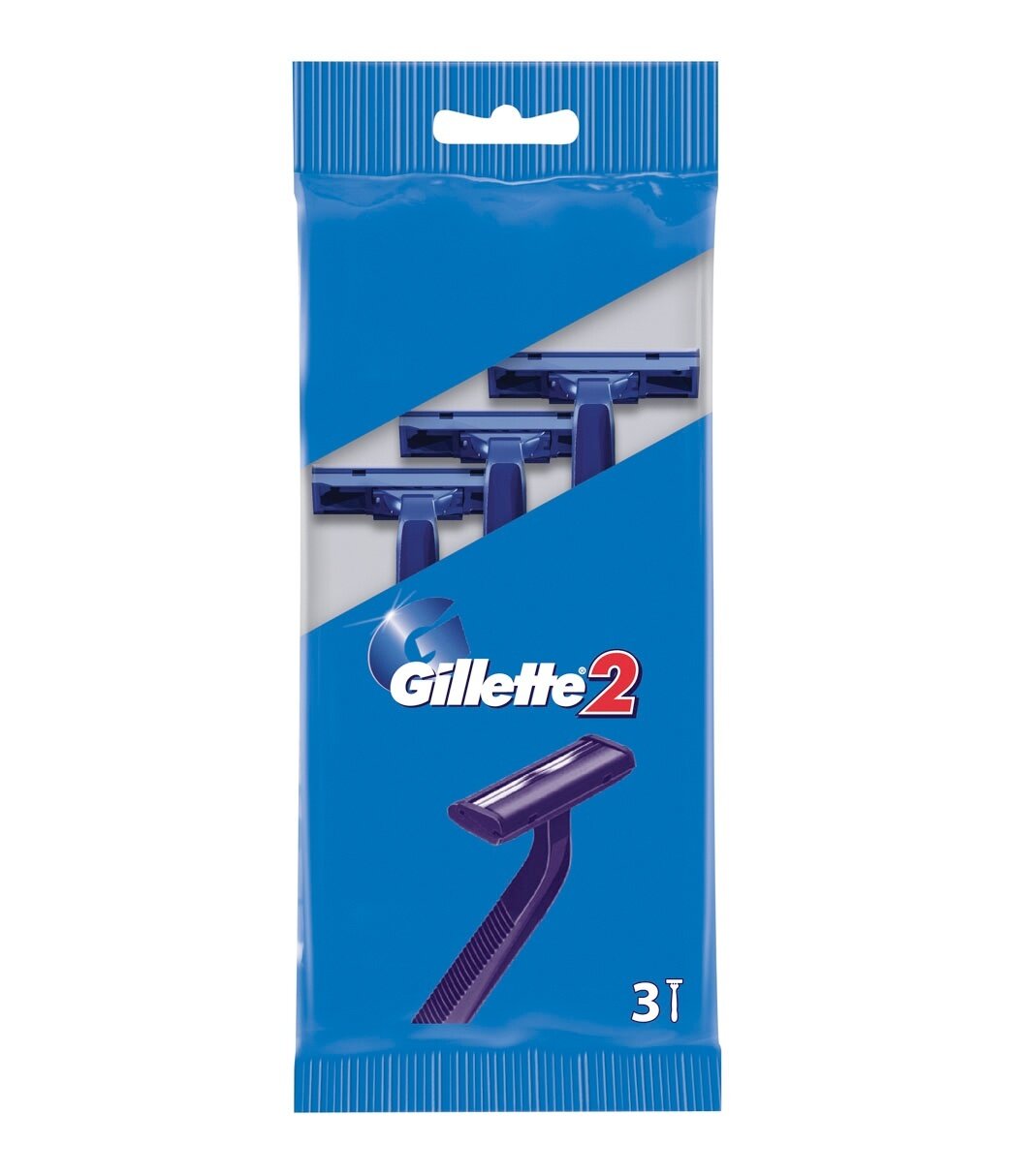 Одноразовые мужские бритвы Gillette 2, 3 шт
