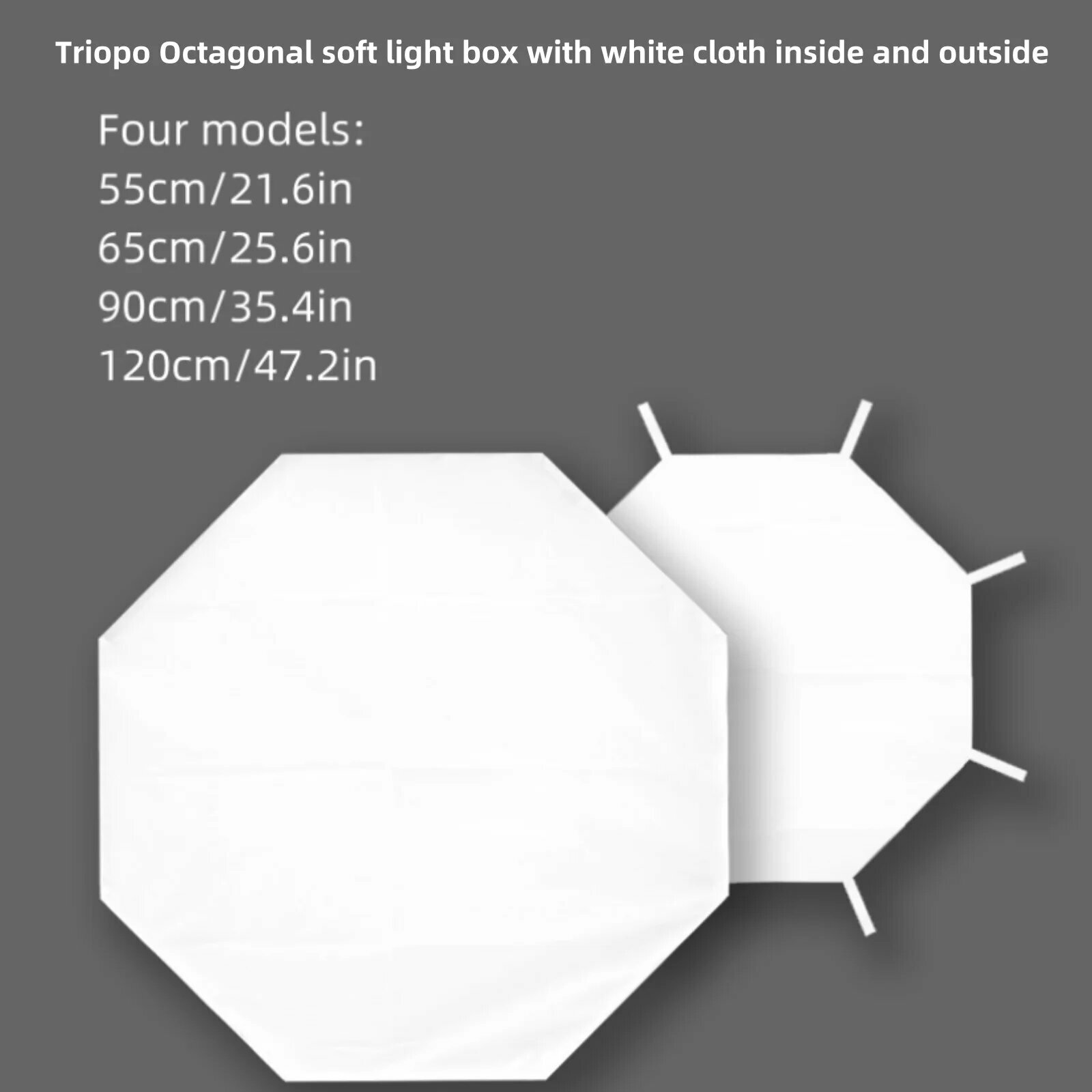 TRIOPO Ткань для софтбокса Octagon, 21.6in
