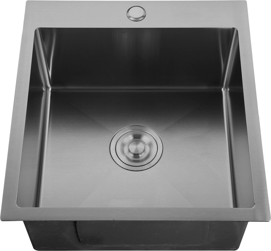 Мойка GranFest GF METAL 4844 PVD графит