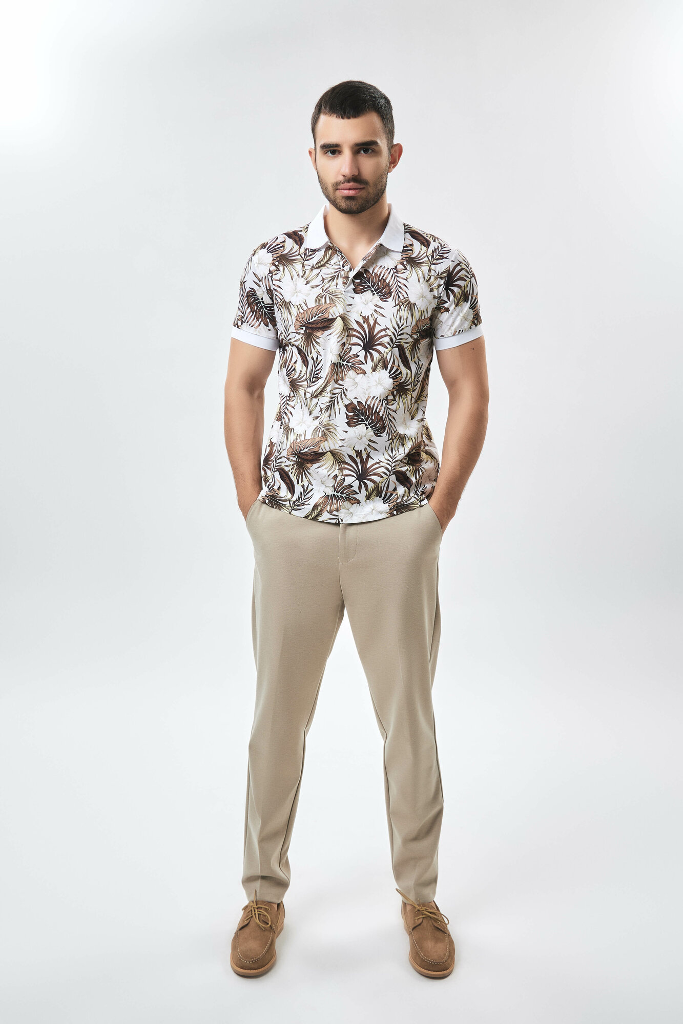 Поло спортивное TERRA PRO, размер L, beige