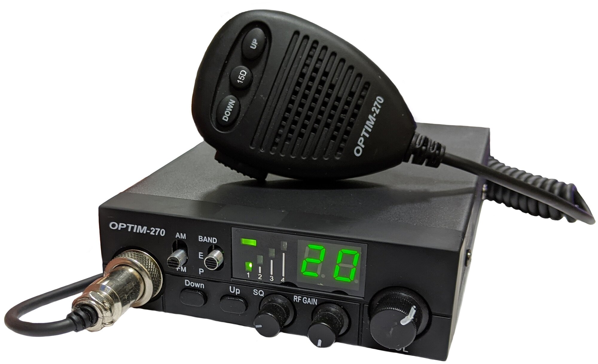 Автомобильная радиостанция Optim-270, AM/FM, 4 Вт, 12/24 В, 27 МГц