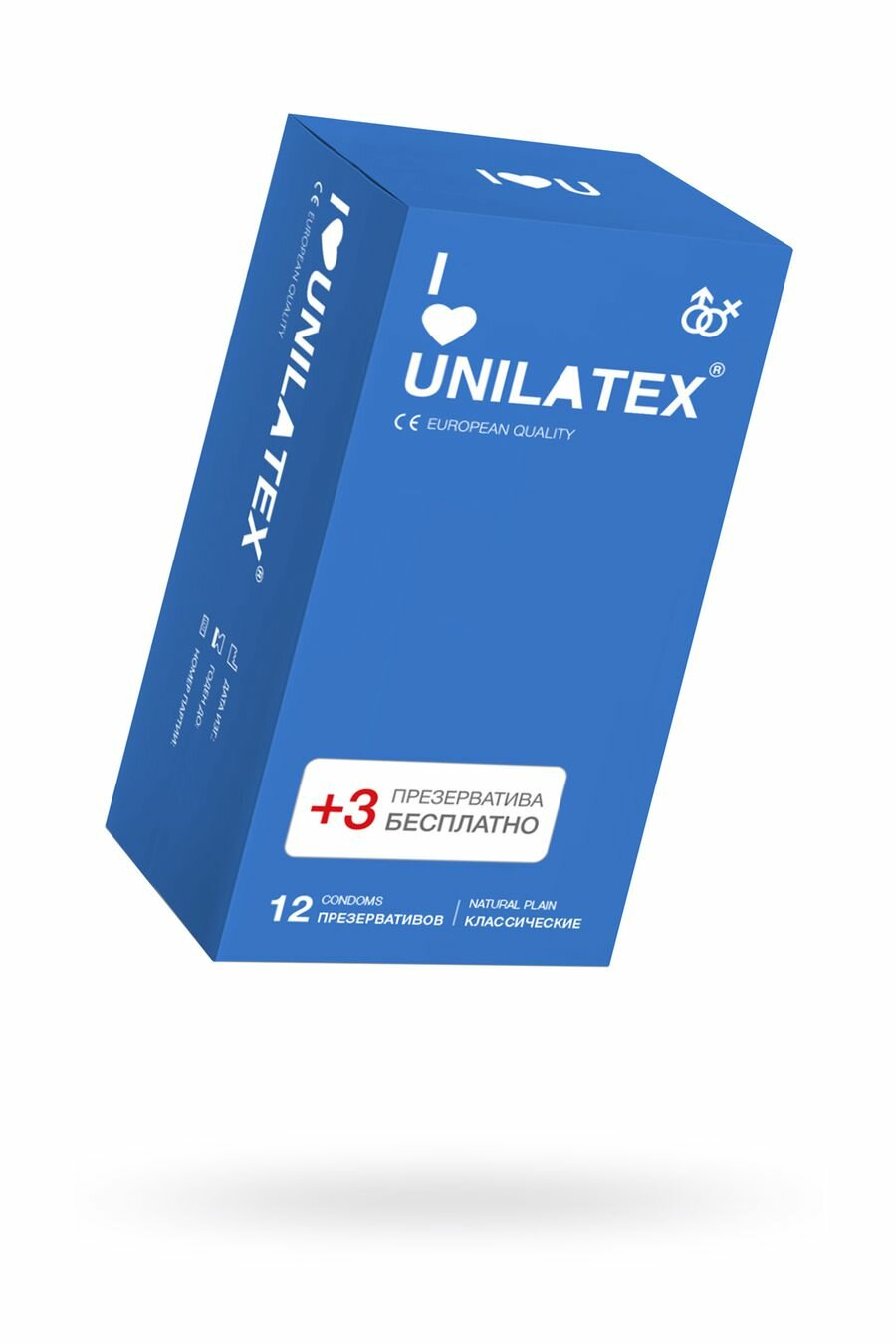 Презервативы SexNow Unilatex, натуральный латекс, гладкие, силиконовая смазка, №15