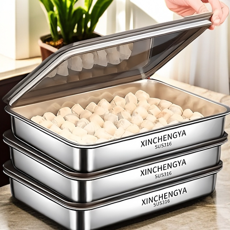 Контейнер для хранения и заморозки кулинарных заготовок MyPads Y591415 в комплекте с прозрачной крышкой выполнена из качественного металла идеал.