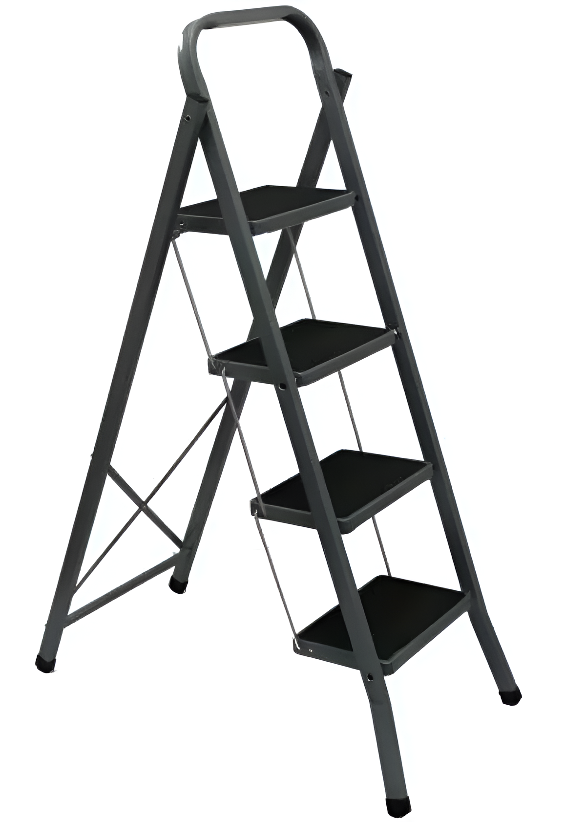 Стремянка ZALGER 9910-5 Jet Black 5 cтупенек макс. нагрузка 120 кг черная