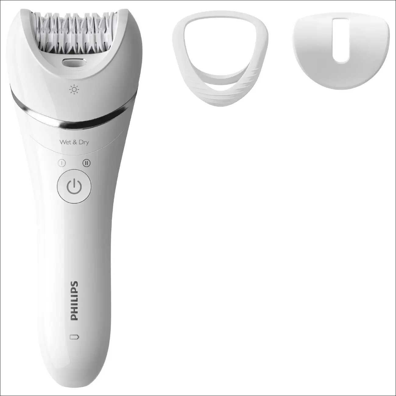 Эпилятор Philips Series 8000 BRE700, для влажной и сухой эпиляции, 32 пинцета
