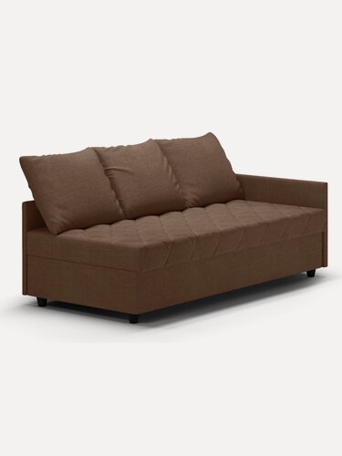 Изображение товара Кушетка WESTENY "ART-312 правая" 195x94x62, 90x190, 1 место, микровелюр коричневый