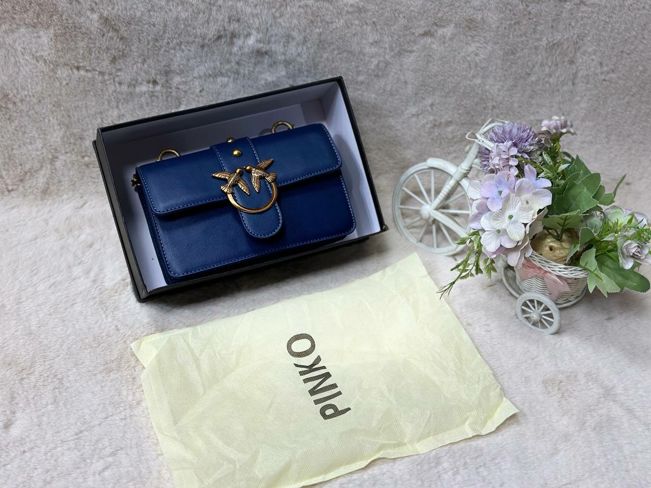 Сумка багет , blue — фото 1