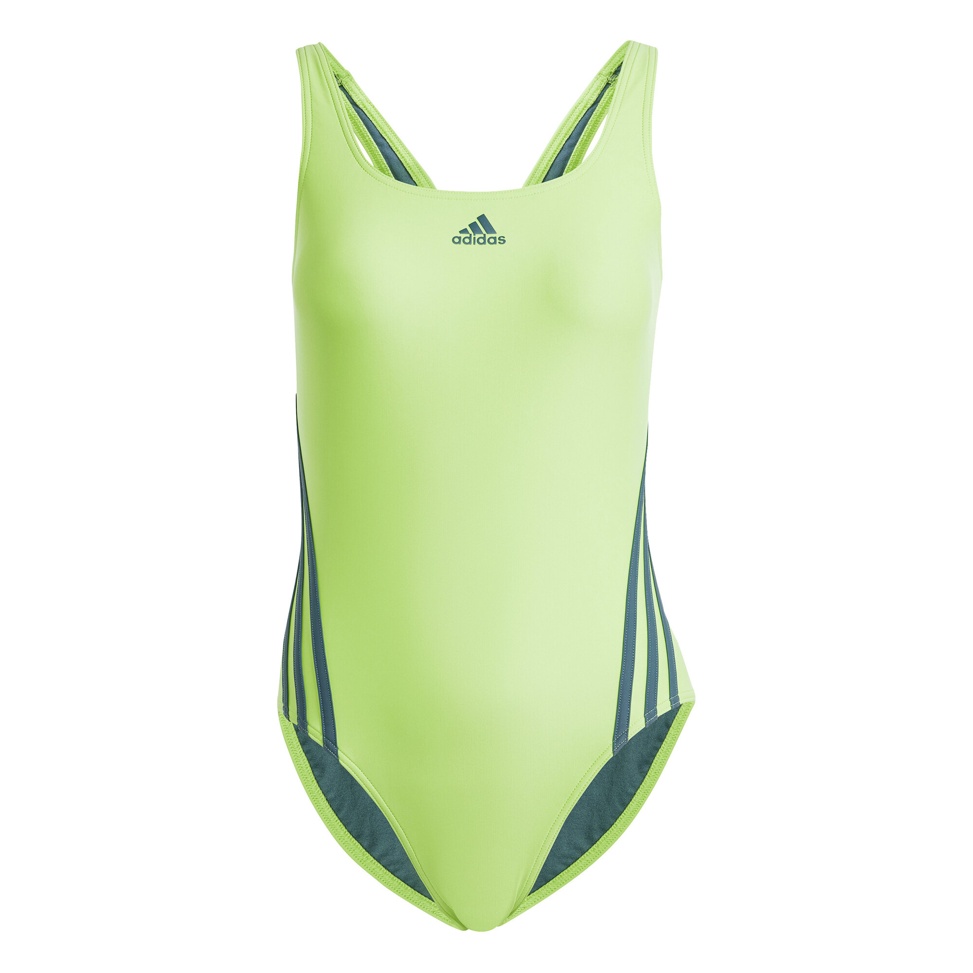 купальник слитный ADIDAS, Цвет: светло-зеленый, Размер: 48