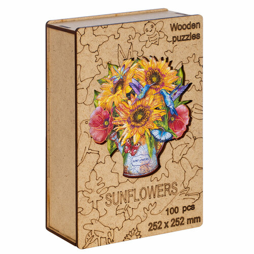 Пазл Master Wood Подсолнухи 100 элементов