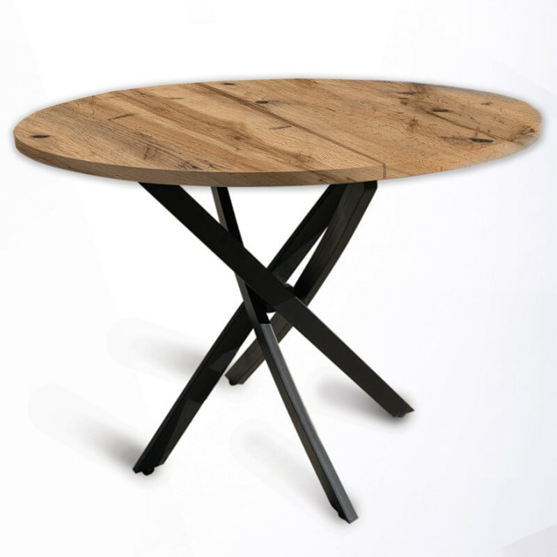 фото Стол обеденный VV-mebel Норд раздвижной Дуб вотан ВВ-25919