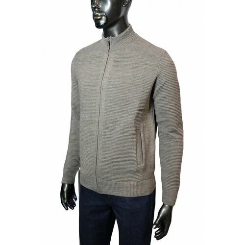 Кардиган KINGWOOL, размер 54, бежевый