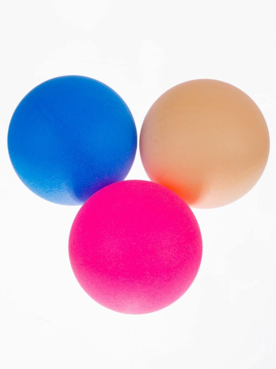 Мячи шарики для настольного тенниса Estafit, 6 шт, мультицветные