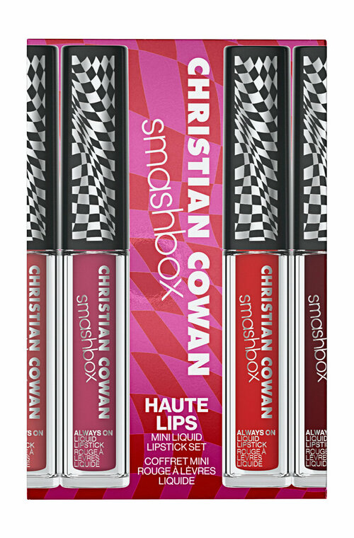 SMASHBOX Cristian Cowan Haute Lips​ Mini Liquid Lipstick Set Набор для губ (Мини-помады 4 шт.)