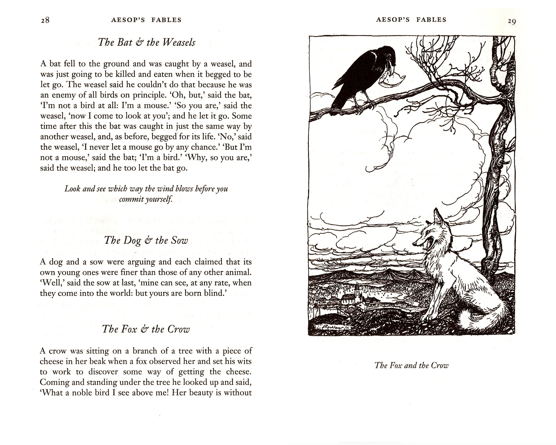 Aesop's Fables (Rackham A. (ill.)) - фото №3