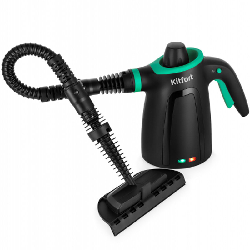 Пароочиститель Kitfort КТ-9170-2 Black-Green