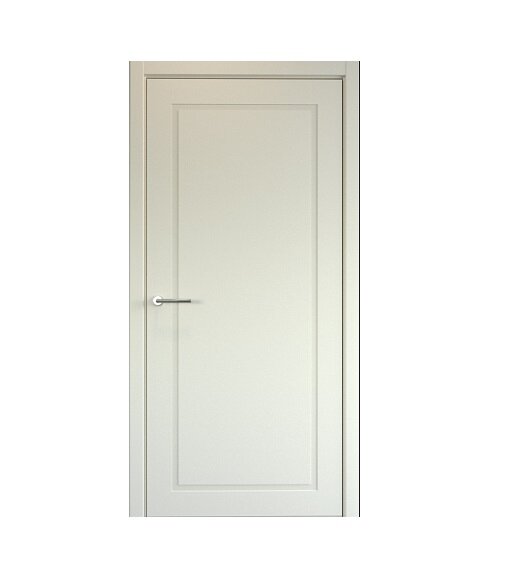 Межкомнатная дверь (дверное полотно) Albero НеоКлассика-1 покрытие Эмаль / ПГ Латте 60х200