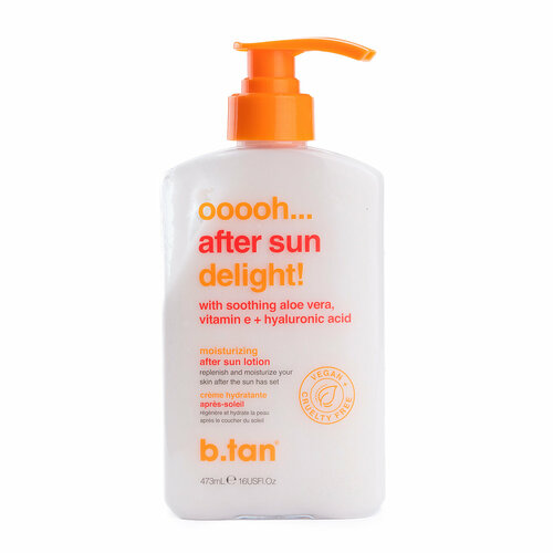 B.TAN, Восстанавливающий лосьон для лица и тела с гиалуроновой кислотой, Ooooh aftersun delight. aftersun lotion, 473 мл