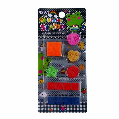 Печать цветная Рисунки набор 12 шт штемпельная подушка 326₽