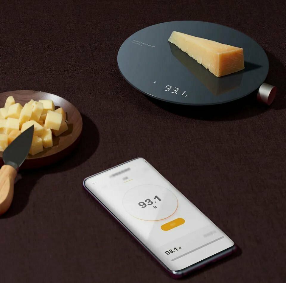Весы кухонные электронные HOTO Smart Kitchen Scale QWCFC001, черный — фото 1