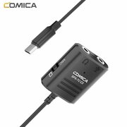 COMICA CVM-SPX Audio Microphone Cable Converter for TRS 3.5mm Female--TRRS for Smartphone
