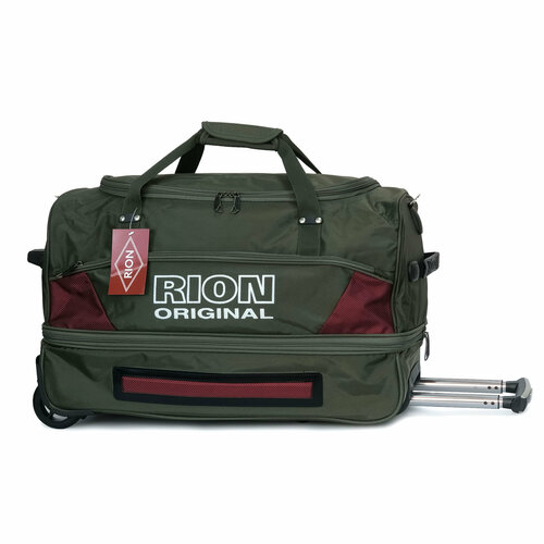 фото Сумка дорожная rion, 80 л, 34х37х60 см, зеленый