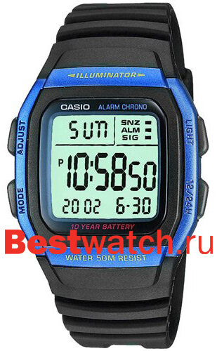 Наручные часы CASIO W-96H-2A