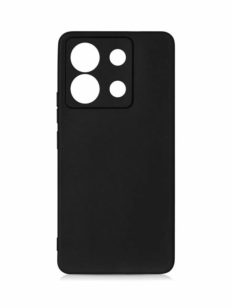 Чехол матовый для Redmi Note 13 (Редми Нот 13) черный