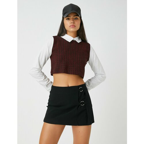 фото Рубашка koton, размер 34, красный