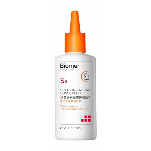 Солнцезащитный крем для чувствительной кожи лица / Biorrier Soothing Repair Sunscreen SPF 30 PA+++