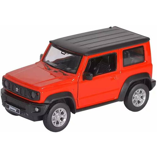 Модель машины Suzuki Jimny 1:26 (13см) свет, звук, Инерционный механизм 68699 лестница на заднюю дверь алюминиевая cnh для suzuki jimny new 2019