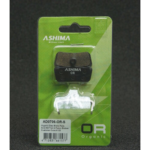 фото Колодки ashima ad-0706-or для avid x0 trail 4 органические
