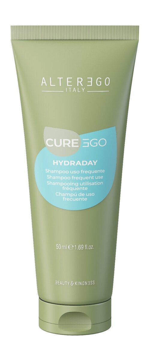 ALTER EGO ITALY Curego Hydraday Shampoo Шампунь для ежедневного применения увлажняющий, 50 мл