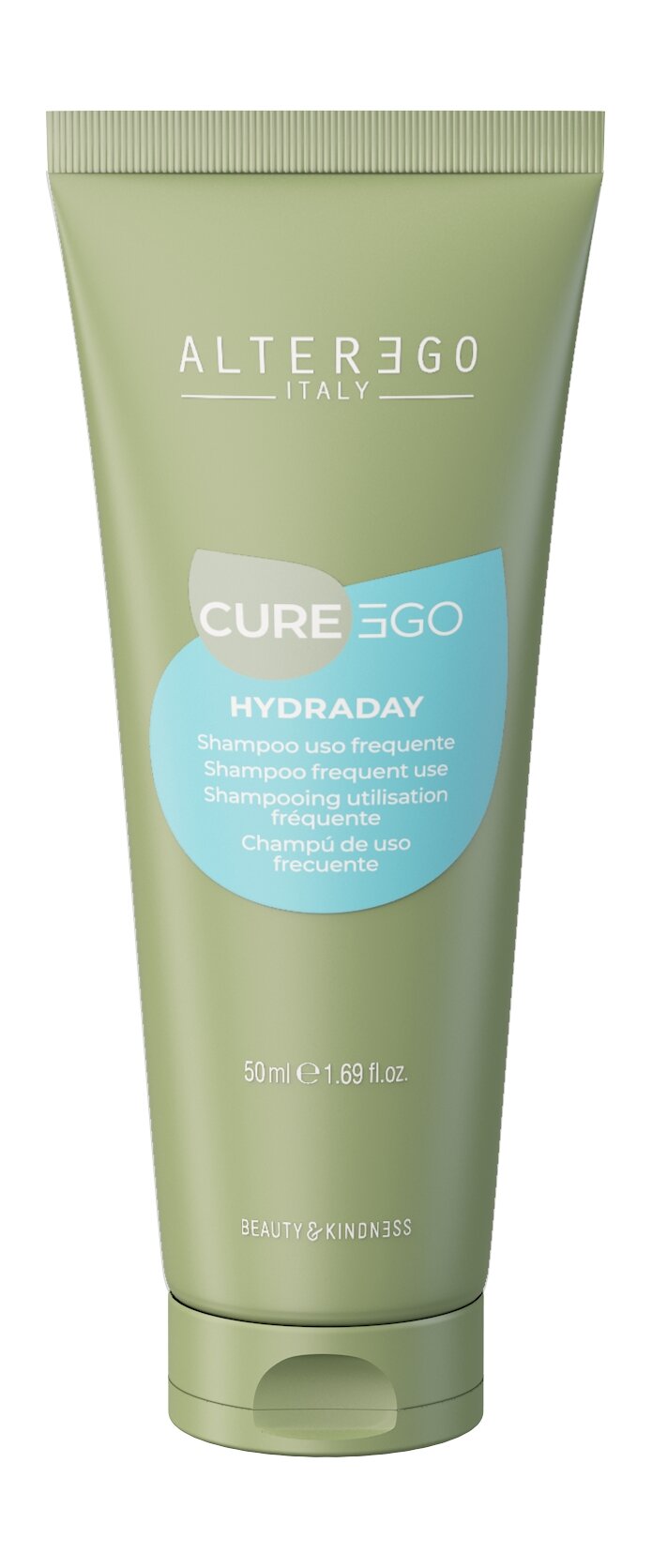 ALTER EGO ITALY Curego Hydraday Shampoo Шампунь для ежедневного применения увлажняющий, 50 мл