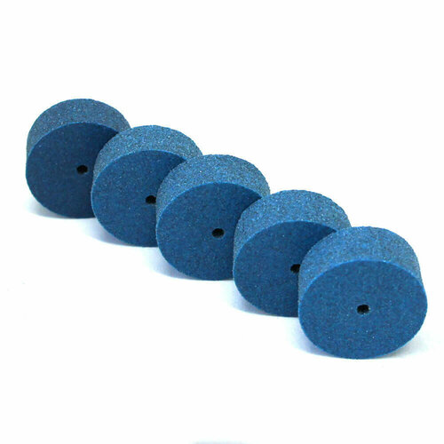 Диски шлифовальные/полировальные Tornadotool d 16х7.5х2 мм 5 шт. (P180 (синий))