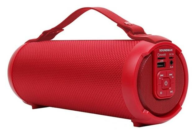 Портативная аудиосистема SOUNDMAX SM-PS5015B красный