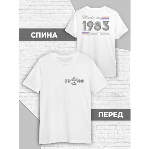 фото Футболка, размер xl (50-52), белый printech