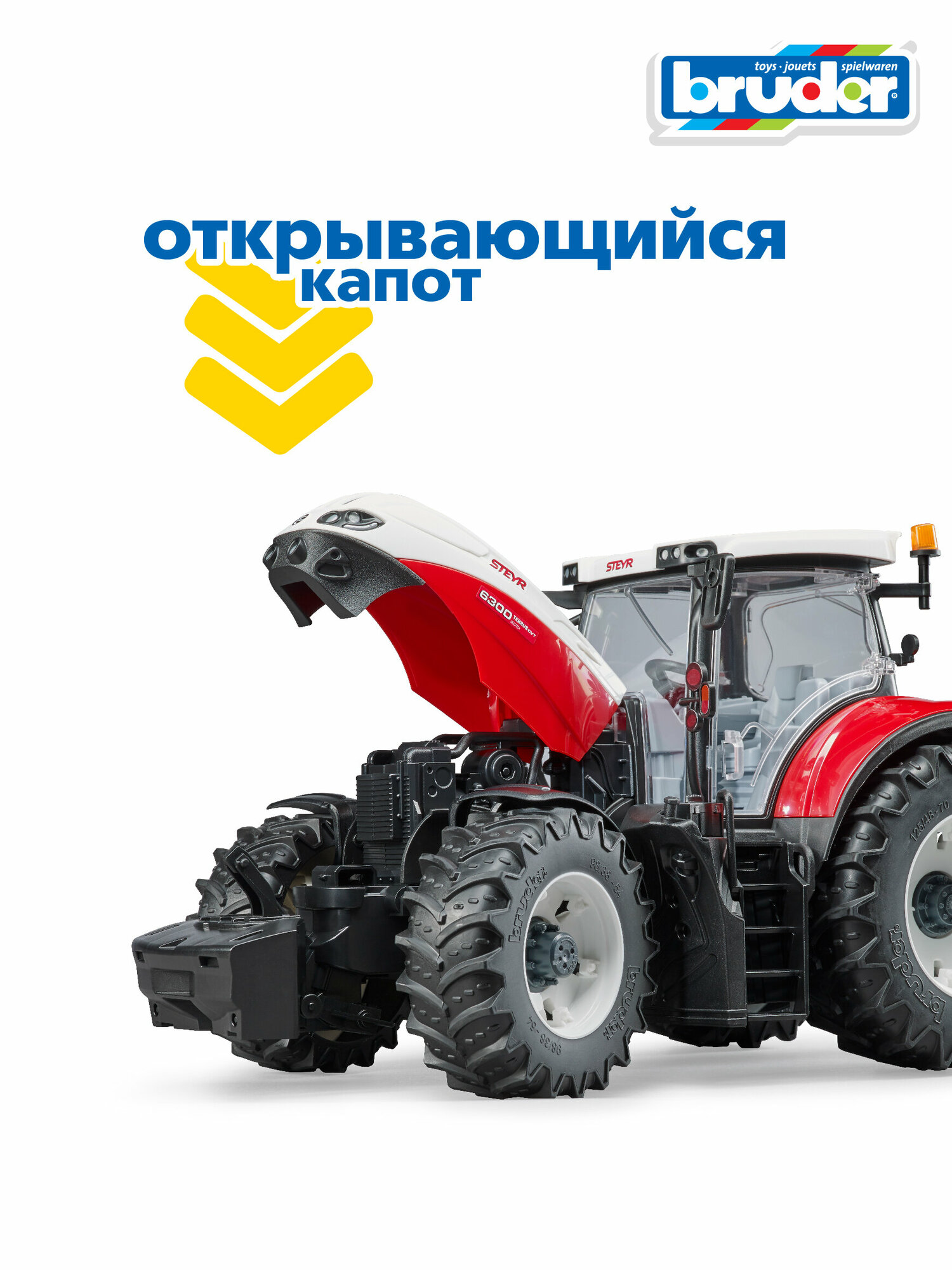 Трактор Bruder Steyr 6300 Terrus CVT - фото №9