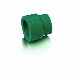 фото Муфта полипропиленовая Blue Ocean зеленая переходная - 40х20 (10шт)