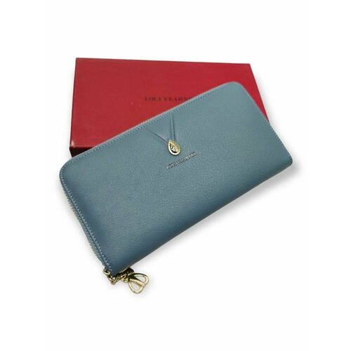 фото Кошелек 215-1141/blue, фактура матовая, голубой pouchman