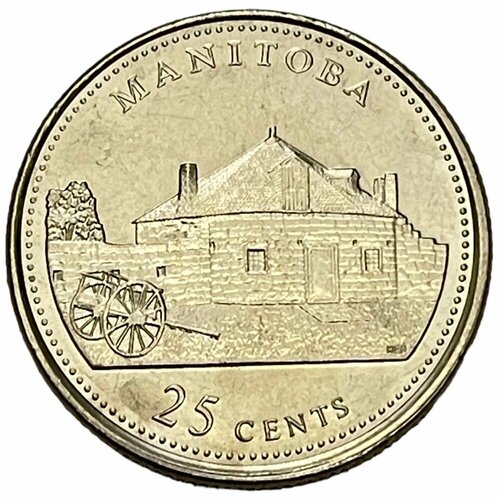 Канада 25 центов 1992 г. (125 лет Конфедерации Канада - Манитоба) канада 1 доллар 1992 г 125 лет конфедерации канада парламент proof